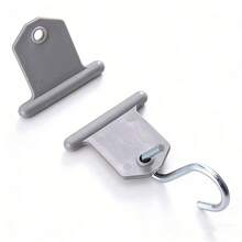 8pcs S-Shaped Camping Sun Shade Clip Hooks, RV Tent Hanging Hooks, Hole Lamp Hooks, Suitable For Camper Van Accessories - Sunshade Hooks - View 3