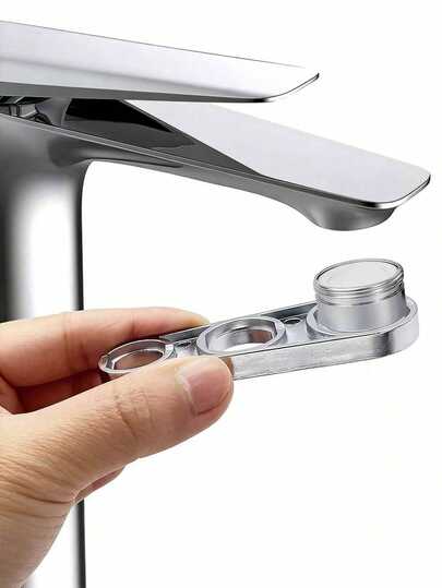 Bộ 2 dụng cụ tháo lắp đầu vòi nước 6 trong 1, cờ lê tháo lắp vòi nước đa năng, phù hợp với phụ kiện vòi nước nhà bếp và phòng tắm, dụng cụ sửa chữa đường ống nước để thay thế/tháo dỡ/điều chỉnh (không cần lắp ráp), cờ lê cầm tay cho vòi nước nhà bếp và phòng tắm, phụ kiện nhà bếp, phụ kiện phòng tắm, đồ dùng nhà bếp, đồ dùng phòng tắm, phụ kiện vòi nước, trang trí nhà cửa.