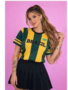 Max T-Shirt BRAZIL Comfort In Every Detail - 綠色 - 查看 5