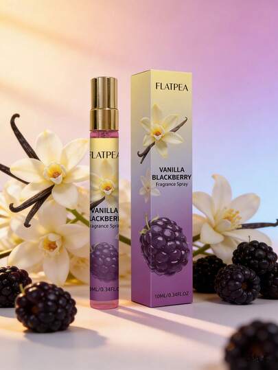 1瓶10毫升浆果香草香氛喷雾，不含酒精，香味浓郁，室内外空气清新剂。混合了甜橙、浆果、玫瑰、香草、黑加仑、覆盆子、女贞花、冷杉和沙的香气。