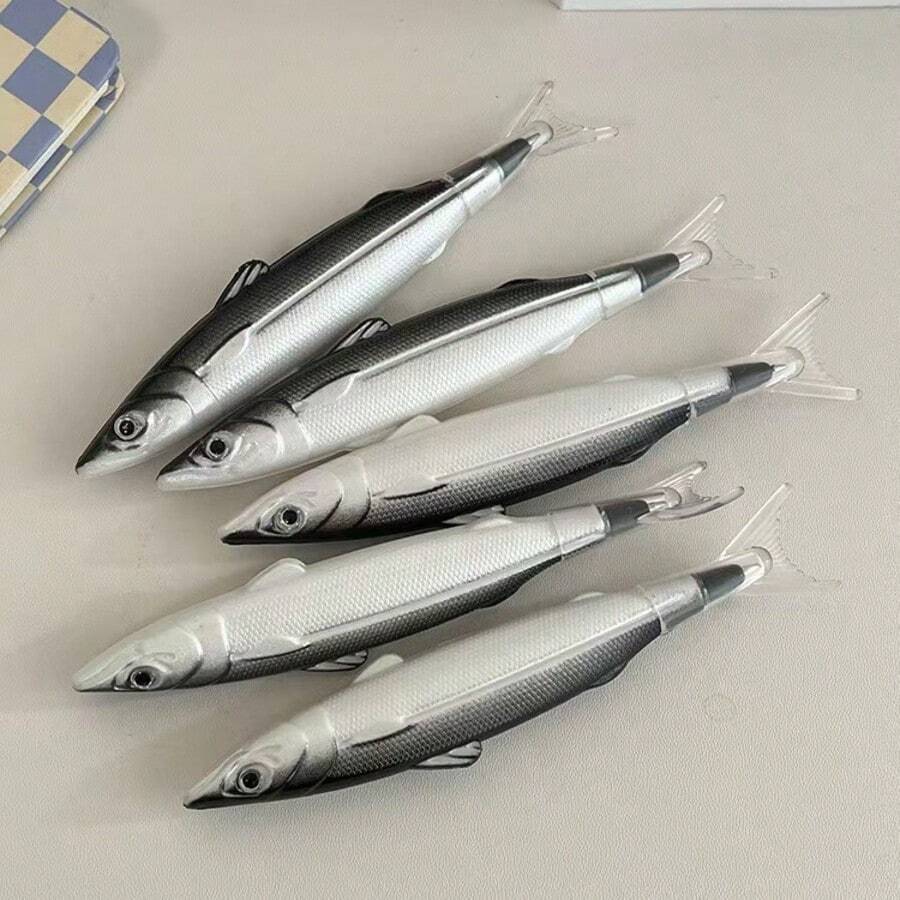 1支创意趣味比目鱼造型圆珠笔，海洋系列鱼形笔，礼品文具