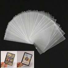 100/300pcs Transparent Card Sleeves, Top-Loading Card Protectors, Clear Card Collecting Holders, Tarot Card Sleeves, PVC Trading Card Sleeves, Sports Cards, Football Cards, Gaming Cards, Trading Card Penny Sleeves, Baseball Card Holders YYSZ - 彩色 - 查看 8