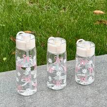 HILAKE 1 bình nước tái sử dụng 14oz, 20oz, 27oz in hình nơ và hoa cúc - Lý tưởng cho phòng tập thể dục, văn phòng, lễ hội, tiệc bãi biển, sinh nhật, đám cưới, kỷ niệm, Ngày của Mẹ và mùa hè. - Nhiều màu - Xem 8