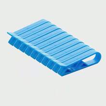 10pcs Garbage Bag Clips Trash Can Liner Fasteners Creative Snack Sealing Clips Non-Slip Kitchen Cleaning Accessories Durable Plastic Waste Management Tools Food Storage Organizers Reusable Trash Bag Holders Home Organization Solutions Kitchen Gadgets - Blue - View 12