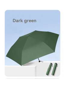 Umbrelă pliabilă ultra-ușoară din fibră de carbon - umbrelă de călătorie rezistentă la UV și vânt, umbrelă de soare portabilă cu deschidere manuală, potrivită pentru naveta și utilizarea în aer liber, accesorii pentru naveta | Accesorii de modă, umbrelă de exterior. Mini umbrelă pliabilă portabilă - vinil negru cu protecție UV, design simplu și simplu, umbrelă de soare., Exterior, grădină, articole esențiale de călătorie, articole esențiale portabile - Multicolor - Vizualizare 14