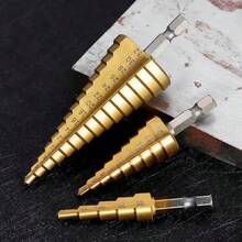 3 Buah Mata Bor Berlapis HSS, Set Mata Bor Listrik Bertingkat dan Satuan 4-32mm, Berbagai Ukuran untuk Pengeboran Kayu & Logam, Ukuran Mudah Dibaca, Termasuk Kotak Penyimpanan - beraneka warna - View 4