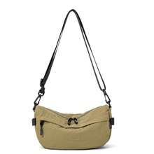 1-delad solid vattenavvisande nylon lättviktig dragkedja stängd casual axelremsväska för män och daglig pendling - Multifärgad - Visa 16