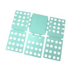 1 Pack Durable PP Clothes Folding Board, Silicone Clips, No Wrinkles, Saves 50% Drawer Space For Shirts, Sweaters, Pants & Towels - Multicolor - View 16