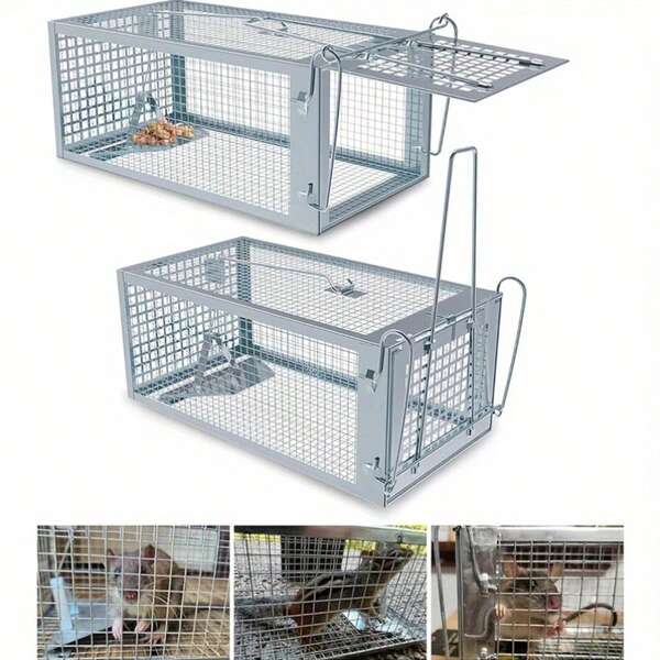 Galvanized Iron Indoor And Outdoor Mouse Traps For Catching Mice, A Household Mouse-Catching Device For Field Capture And Release