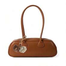 Personalized Leather Tassels Ball Cherry Cute Bag Charm Women Backpack Keychains Clip Tote Bag Charms For Handbags - Màu Khaki - Xem 6