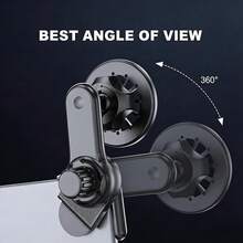 Y/S/X MagSafe Car Phone Holder, 360° Rotatable Magnetic Phone Mount, Strong Magnet One-Handed Operation, Fits All Phones And Smartphones, Suitable For Vehicles With Navigation Screen Thickness Up To 2.4cm/0.94 Inches - Black - View 6