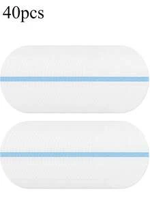 50 piezas de pegatinas para levantar los muslos, pegatinas transparentes e invisibles para el cuello para mujeres. Pegatinas ovaladas transparentes para levantar la piel de los muslos internos. Adecuado para la playa, la piscina y correr para evitar la fricción. - transparente - Ver 10