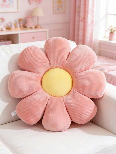 1 chiếc gối hình hoa phong cách Bohemian, gối trang trí hình hoa cúc dễ thương cho ghế sofa, giường, phòng khách, đệm sàn mềm mại, trang trí nhà cửa thẩm mỹ cho phòng ngủ, gối hoa màu hồng và vàng, gối trang trí ấm cúng cho trẻ em và người lớn, gối trang trí phòng Kawaii, đệm ngồi thoải mái cho ghế, gối trang trí nhà phong cách Boho, quà tặng cho bé gái và phụ nữ.
