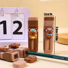 Gọt bút chì hoạt hình, tẩy kéo đẩy, tẩy đa năng hình chuột lang nước, gọt bút chì, văn phòng phẩm cho năm học mới. - A - Xem 3