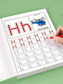 1/2/3/4pcs A-Z Letter Practice Book, Including Writing Practice, Reusable Handwriting Workbook And Magic Practice Book, Suitable For Students, Stationery, Learning Supplies, Ideal Gift For Back To School, Learning Rewards, Holidays Or Birthdays - A - View 7