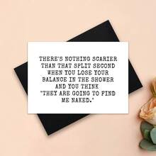 Funny Friend Greeting Card: "Nothing Scarier" Quote, Friendship Card, Friend Card, Birthday Cards Suitable For All Occasions - Multicolor - View 9