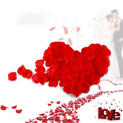 100/1000/5000 cánh hoa hồng giả nhiều màu (dài 5cm, rộng 5cm), thích hợp để trang trí đám cưới, tiệc tùng, phòng ốc, nhà cửa, sinh nhật, bàn ăn, quà tặng ngày Valentine và các sự kiện khác.