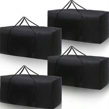 Silkfly - 4 bolsas de almacenamiento para cojines de patio de 60 pulgadas de largo x 20 pulgadas de ancho x 28 pulgadas de alto bolsa de almacenamiento de cojín extragrande para muebles bolsa de - 4 - Ver 7