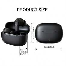 真无线蓝牙耳机 - 兼容苹果和安卓设备，内置麦克风，防汗，续航长达 24 小时 - 白色 - 查看 3