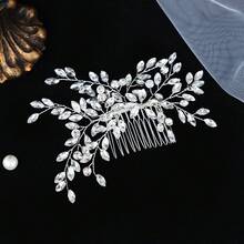 Lược cài tóc pha lê thủ công thanh lịch, phụ kiện tóc cô dâu cho đám cưới. - Nhiều màu - Xem 8
