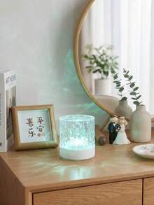 1pc LED Projection Light With Water Wave Effect, Touch/Remote Control, USB Powered, 16 Color Changing Modes, Suitable For Back To School, Valentine's Day, Ramadan, Easter Gifts, Travel Light - Multicolor - View 4