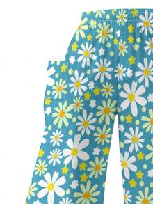 Women's Plus Size Wide-Leg Pants - Loose Fit Wide Leg Trousers With Wide Stance, Breathable Fabric Suitable For, For - Wear - Elegant Wide Leg Pants - Multicolor - View 5