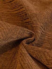 1pc Chenille Sofa Cushion, Non-Slip, Dust-Proof, Suitable For All Seasons - Brown - View 9