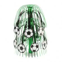 1 Set Football Theme 3D Desktop Decor, Includes Bouquet, Fan Party Tabletop Ornament, Atmosphere Decoration Prop - Multicolor - View 6