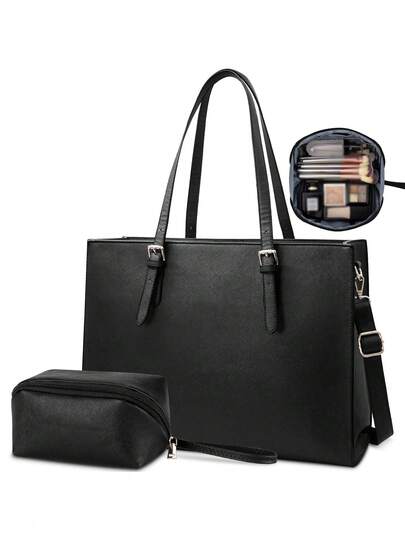 Túi xách tay đa năng, túi đựng laptop, túi da nhẹ chống nước, cặp đựng laptop 15.6 inch, cặp công sở, túi xách tay dung lượng lớn, túi đeo vai, túi công sở chuyên nghiệp có ngăn cầm tay.