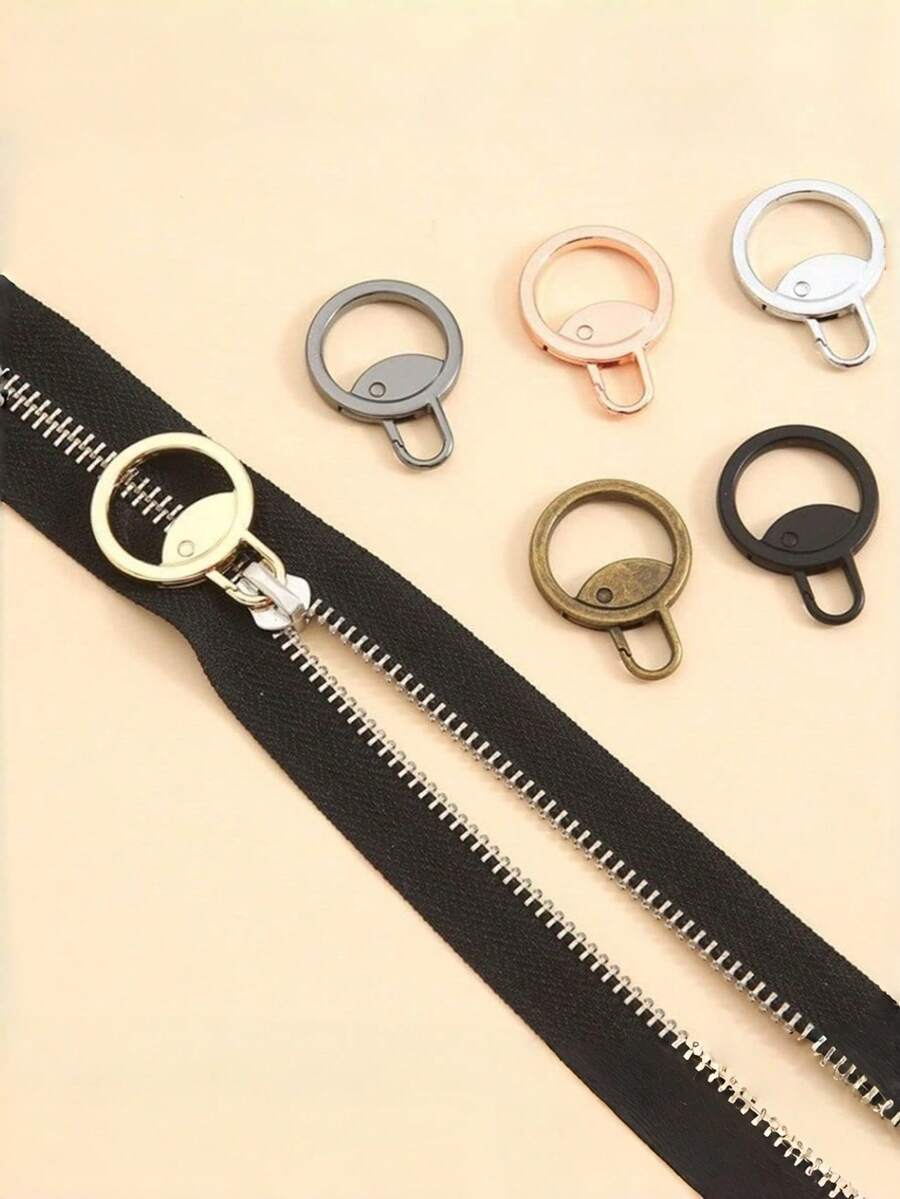 5件套通用拉链维修工具金属拉链头DIY缝纫配件 - 多色 - 查看 1