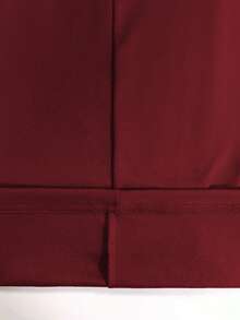 Bộ đồ nữ 3 món màu trơn thường ngày: Áo khoác/áo cardigan + Áo thun cổ tròn không tay + Quần ống đứng cạp chun, chất liệu mềm mại, co giãn, dáng rộng thoải mái, thích hợp cho mùa xuân/thu/đông. - Màu Đỏ Sâu - Xem 7