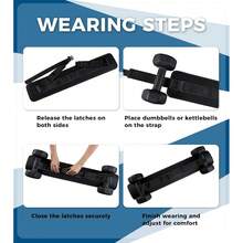 Đai tập đẩy hông Balance, đai tập đẩy hông chịu lực cao kèm tạ, đai tập cầu mông, đai tập đẩy hông có đệm chống trượt dùng cho phòng tập hoặc tập tại nhà, đai tập đẩy hông kèm tạ tay và tạ ấm. - màu đen - Xem 4