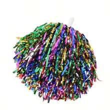 2pcs/Set Cheerleading Pom Poms, Cheerleading Flower Balls, Sports Meet Dance Competition Props - Multicolor - View 3