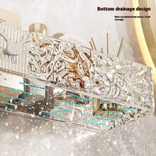 No Drill Bathroom Wall Mounted Storage Box, Thick Plastic Facial Tissue Towel Toilet Organizer Rack - Multicolor - View 13