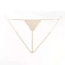 水钻网眼性感丁字裤链条简约实用多功能 - 丁字褲 - 查看 11