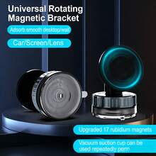 1 Giá đỡ điện thoại từ tính cho ô tô – Xoay 360° – Hiển thị định vị an toàn – Tương thích với MagSafe và tất cả các điện thoại thông minh – Thao tác bằng một tay khi lái xe và định vị. - A - Xem 2