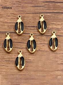 10个/20个/50个/100个随机混合3D珐琅贝壳吊坠配件，DIY项链手链耳环手工小饰品配件 - 鉗子 - 查看 36