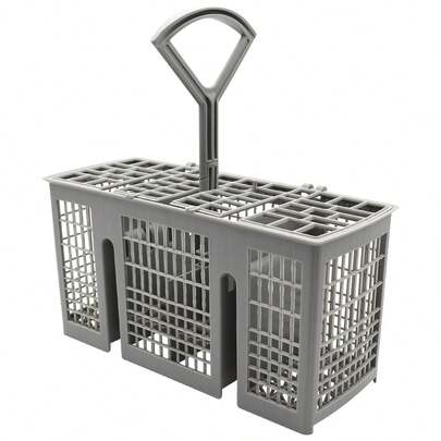 Giỏ đựng dao kéo máy rửa chén số 3, Giỏ đựng dao kéo đa năng, Giỏ sắp xếp dao kéo tiện dụng, Phù hợp với máy rửa chén Maytag, GE, v.v. Kích thước sản phẩm: 8.66 inch x 3.34 inch x 4.72 inch