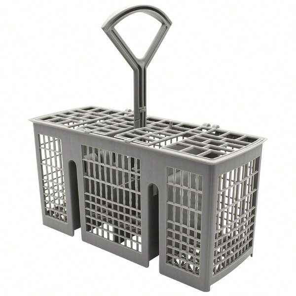 3# Dishwasher Cutlery Basket, Universal Dishwasher Basket, Multi-Function Cutlery Organizer Basket, Suitable For Maytag, GE, Etc. Product Size: 8.66inch X 3.34inch X 4.72inch
