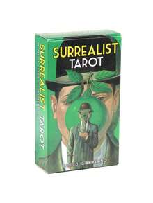 Mysterious Red Rose Girls' Casual Party Board Game Cards, Friends' Gathering Entertainment Cards, Surrealist Tarot Cards, Waite Board Game Cards, Interactive Board Game Cards - Multicolor - View 2