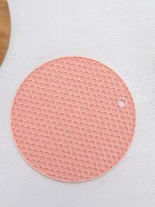 4/1pc Honeycomb Silicone Placemat/Trivet/Non-Slip Mat, Washable, Heat Resistant - Multicolor - View 15