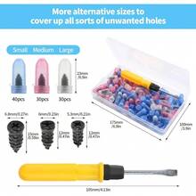 Motorcycle Tire Repair Tool Kit, Including Screwdriver And Vacuum Tire Tool - Multicolor - View 4