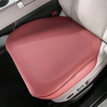 1 Stück universelles Auto Sitzkissen, super atmungsaktives perforiertes Kunstleder Kissen, rutschfeste wasserdichte Vordersitzabdeckung, geeignet für die meisten Limousinen, SUVs, Lkws, auch für Bürostühle und Langstreckenfahrten, strapazierfähige Nähte, werkzeuglose Montage, Auto Innenraum Zubehör - A - Übersicht 8