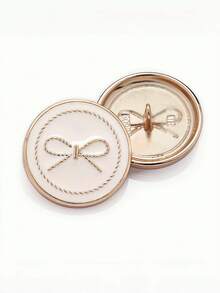 10 chiếc/gói khuy nơ bằng len cashmere mềm mại dùng cho áo sơ mi, áo khoác, áo len. - 10 chiếc - Xem 11