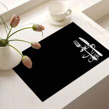 (Hot!!!) 1pc 2D Coffee Style Flat Pan Protector Mat And Rubber Non-Slip Heat Resistant Pot Lid Mat Suitable For Induction Cooker, Glass Pot And Multi-Functional Scratch-Resistant Mat, Can Be Used As Oven, Washing Machine, Dryer And Kitchen Best Choice. - Multicolor - View 14
