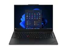 Lenovo ThinkPad E16 Gen 3 21TF001RUS 16" Touchscreen Notebook - Intel Core 5 210H - 16 GB - 512 GB SSD -Windows 11 Pro - Webcam - IEEE 802.11ax Wireless LAN Standard - Xem 10
