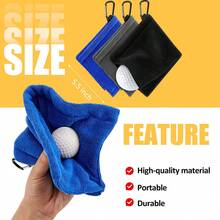 1 pieza Toalla de golf portátil para deportes al aire libre - Multicolor - Ver 2