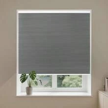 Cordl Blackout Cellular Shades Honeycomb Blinds For Windows Thermal Insulated And Noise Dampening Room Darkening Window Coverings For Bedroom And Nursery Gray 34" W X 64" H - 34W X 64H - View 1