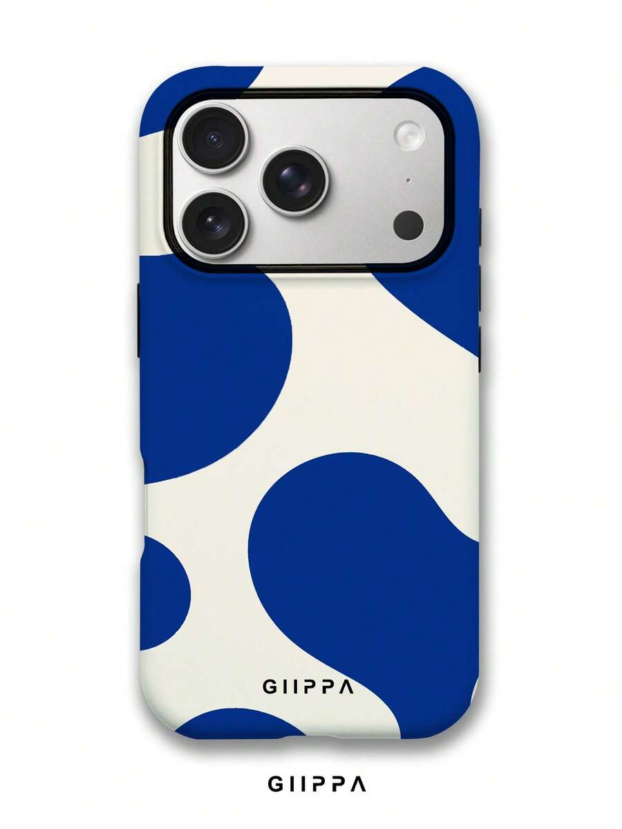 GIIPPA 1 ốp lưng điện thoại thiết kế sóng bất đối xứng cho iPhone 17 Pro Max, tương thích với iPhone 16 Pro Max, 15 Pro Max, 14 Pro Max, ốp lưng điện thoại thời trang Hàn Quốc, phù hợp với các dòng 11/12/13/14/15/16 Pro Max Plus, thiết kế thanh lịch phù hợp cho cả nam và nữ, món quà lý tưởng cho Giáng sinh, Ngày Valentine, Lễ Phục sinh, Mùa cưới và Sinh nhật dành cho bạn gái. - Màu xanh lam - Xem 1