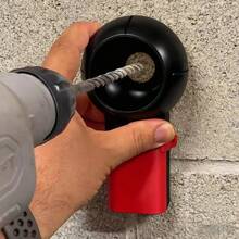 1pc Rotary Nozzle Drill Dust Box With Rotary Tilt System - Ergonomic Efficient Design, Prevents Dust Falling, Suitable For Home And Professional Use - B - View 8